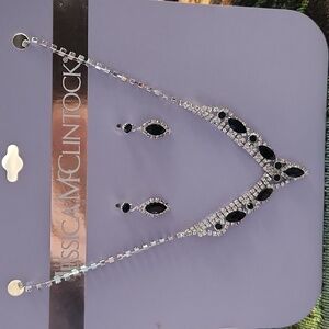 Jessica mcclintock necklace and earrings